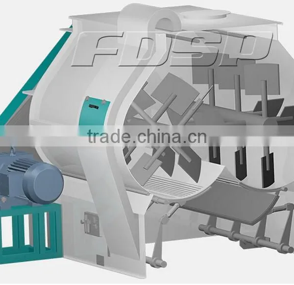 4 Cubic Meters Holding Capacity SHSJ4 Double Shaft Mixer Machine/Mixing Machine Price photo-6