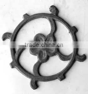 2015 New Iron Flowers Made in China for Date Railing Decoration photo-4