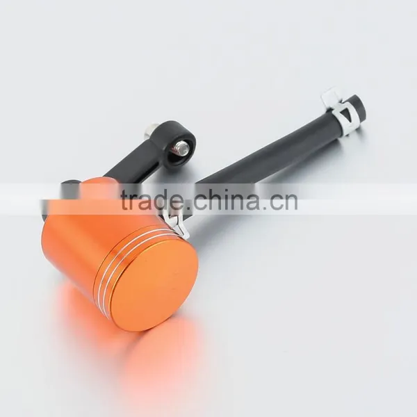 Orange Front Brake Clutch Tank Cylinder Fluid Oil Reservoir For Triumph Yamaha photo-3