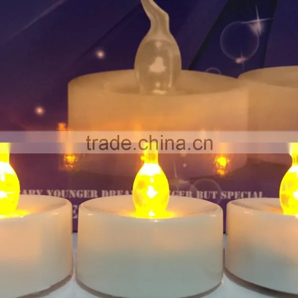 LED Tealight Candle Flicking Flameless Led Teal Light Battery Operated Led Tealight Candle photo-2