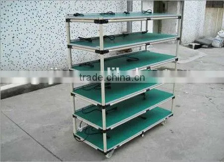 Colorful Galvanized Steel Plastic Coated Pipe Can Diy Handcart photo-2