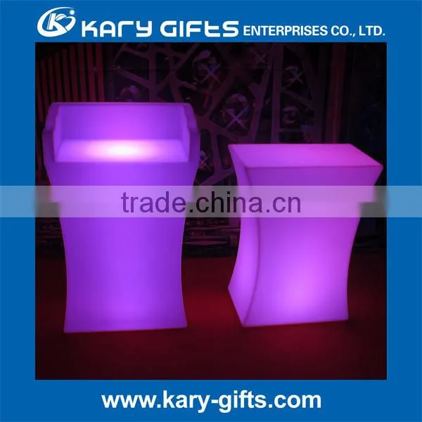 Remote Control Led Reception Desk Hotel Luminous Led Front Desk Supplies photo-2