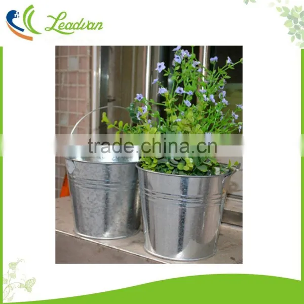 Flower Herb Garden Gift Metal Plant Pot Planters photo-5
