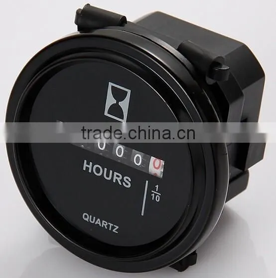 Round Engine hour meter /Mechanical timer