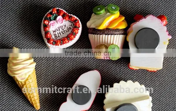 3d Kids Refrigerator Magnets Resin Sweet Ice Cream Magnet photo-5