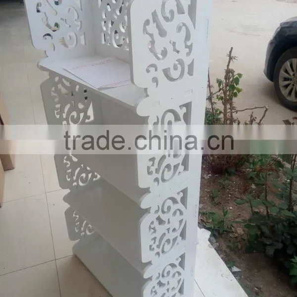 2016 New Style White Classical Wood Storage Cabinet /Bookshelf photo-5