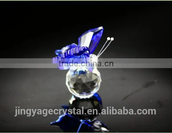 Glittering Exquisite Crystal Butterfly Model Crystal Figurines Gifts photo-2