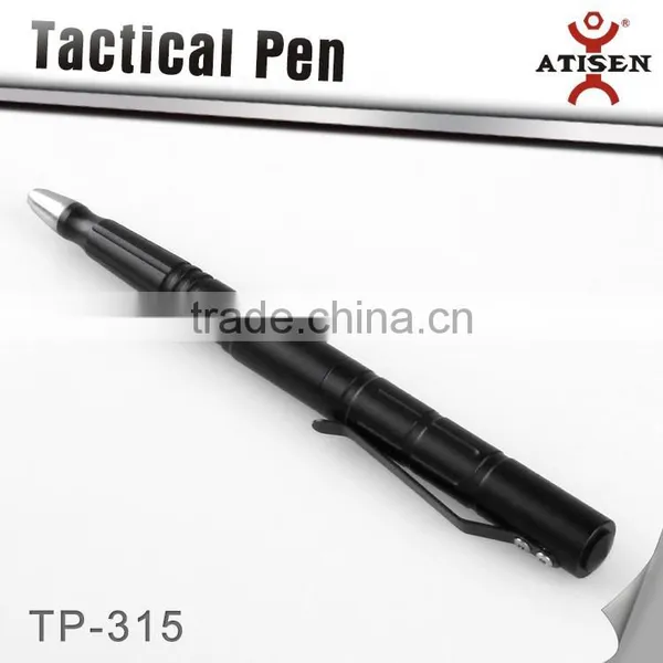 Tactical Pen With Steel Tip Glass Breaker/Self Defense Tool Black photo-2