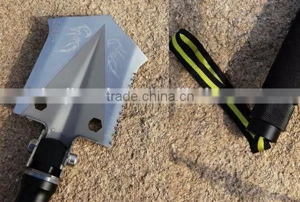 Newest Multifunction Outdoor Bushcraft Knife Shovel Hammer Hoe Fire Starter photo-5