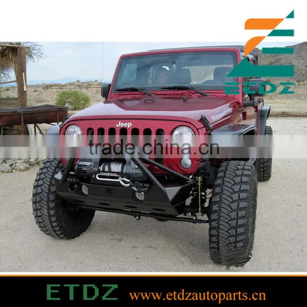 Brawler Lite Front Bumper With Brawler Bar for 07-16 Jeep Wrangler Bumper photo-2