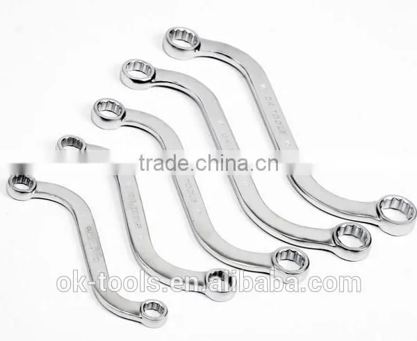 OK-Tools Wholesale Supplier S-Type Double End Offerset Ring Sppanner Set photo-2