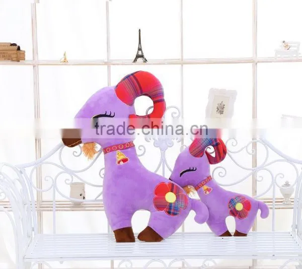 Baby Plush Pillow Plush Animal Goat Pillow photo-3