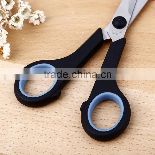 New Material Students Office Stainless Steel Blade Rubber and Plastic Scissors photo-4
