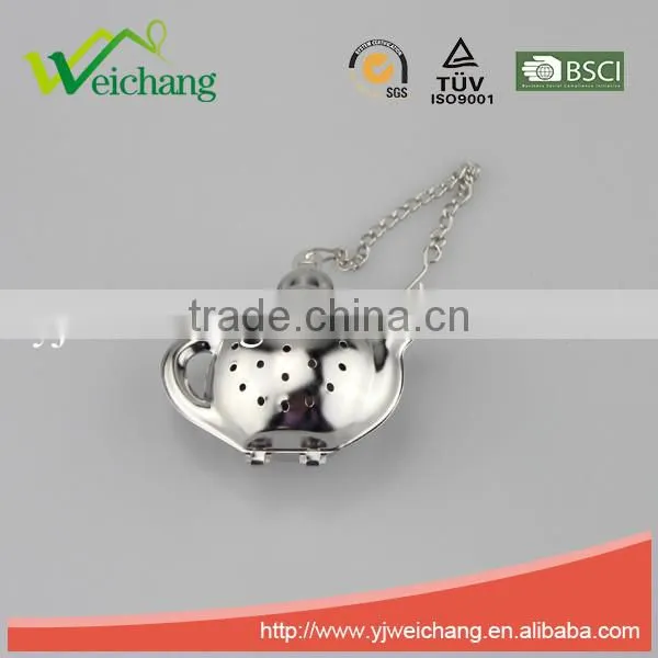 WCJ1077 Good Quality Hot Sale Stainless Steel Mesh Tea Ball Tea Infuser Tea Strainer Fun Shape photo-3