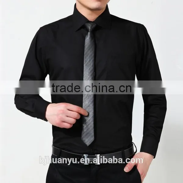 Men Formal Plain Various Color Pontied T/C Dress Shirt 2015 photo-2