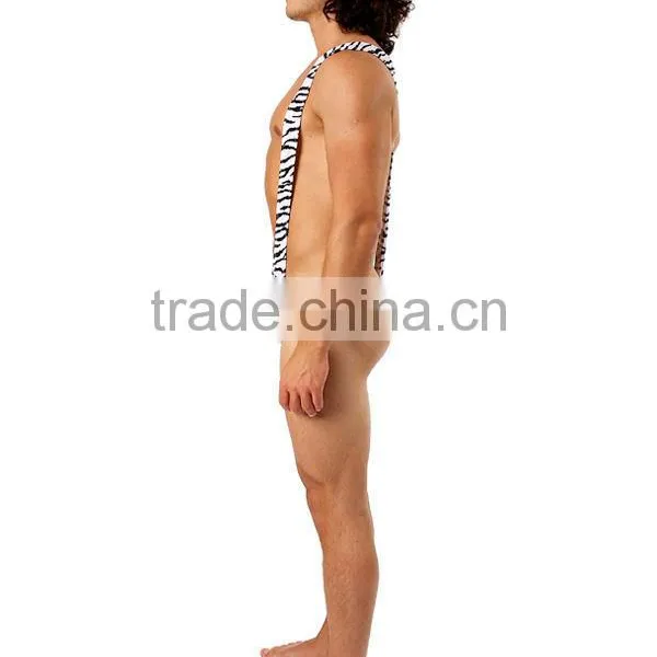 Borat Mankini Thong Swimsuit (Zebra Print) photo-2