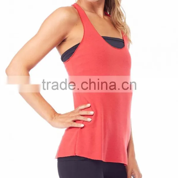 2016 Wholesale Sexy Tank Top Ladies Bodybuilding Custom Gym Stringer Vest photo-5