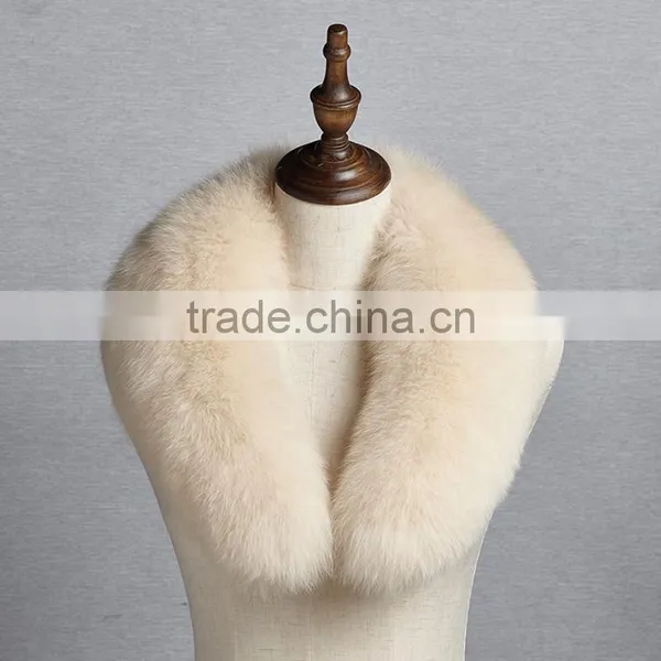 Myfur China Wholesale Genuine Fox Fur Collar for Women Winter Jackets Trim photo-3
