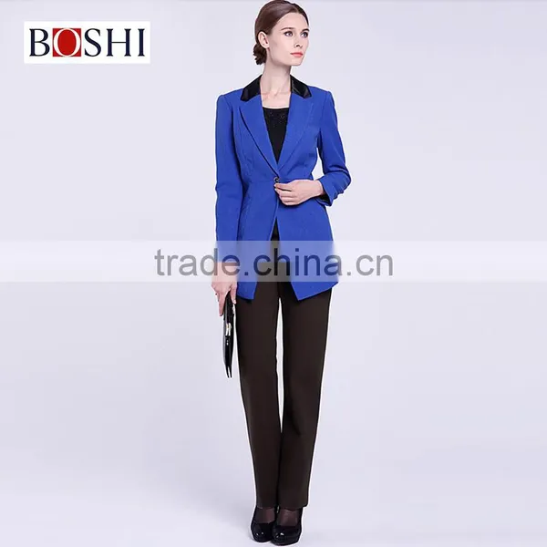 New Design Ladies Latest Office Simple Style Ladies Suit ,women Sexy Business Suits photo-4