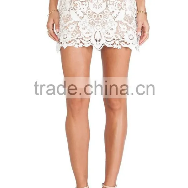 Latest Perfect Pattern Lace Mini Skirts Fashion 2015 photo-2