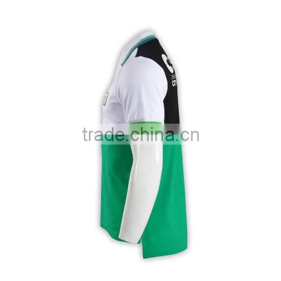 Fitness Button Slim Waist Men Polo Shirt 100% Cotton photo-4