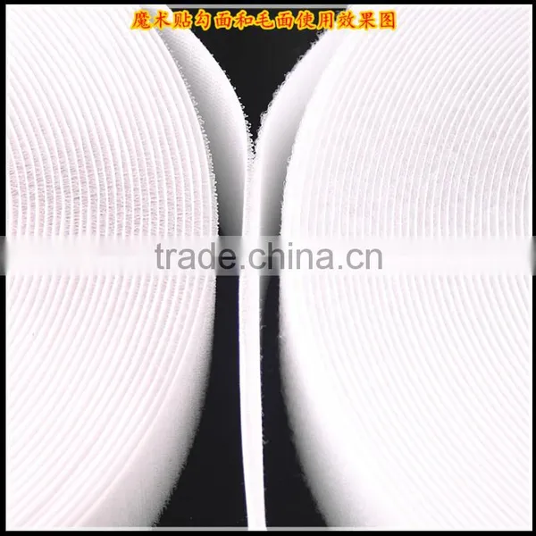 Hook and Loop Width 1" WHITE Fastener Strong Tape Roll photo-3