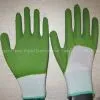 Green Latex Coated Working Gloves LG1507-16
