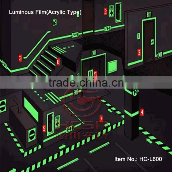 Photo Luminescent Tape Film ACRYLIC Surface photo-2