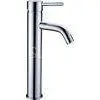 Contemporary Brass Bathroom Vessel Sink Faucets , Polished Chrome Mixer Tap