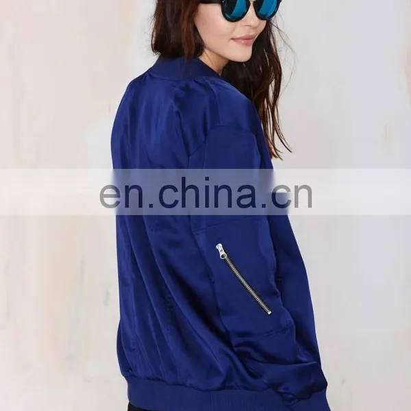 Latest Fashion Woman Jacket Custom Bomber Jacket for Women Wholesale photo-4