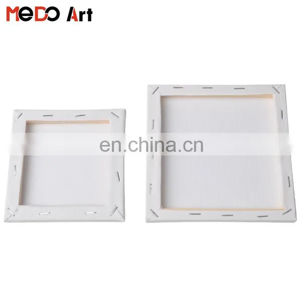 High Quality 30x40cm 100% Cotton Rectangular Stretched Wood Canvas photo-2