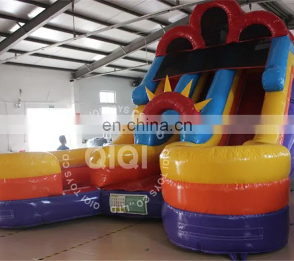 Commercial Grade Giant Inflatable Water Slide Inflatable Adult Double Lane Slide for Sale photo-2