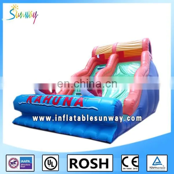 SUNWAY Best Price Used Water Park Rainbow Racing Slide Giant Water Slide for Sale photo-3