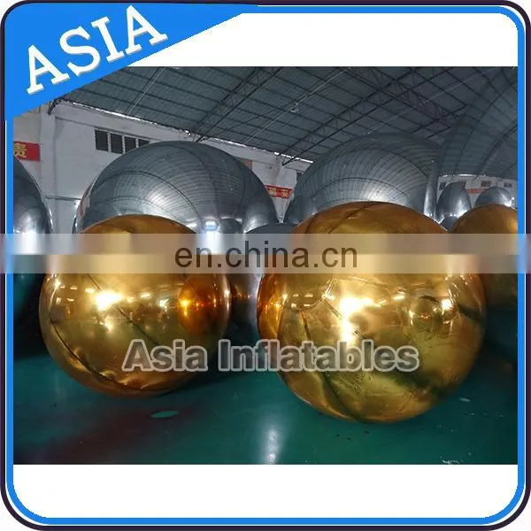 Outdoor Inflatable Silver Mirror Balloon for Holiday Decoration, Lightweight Mirror Ball for Disco Dance Party With Hanging photo-2