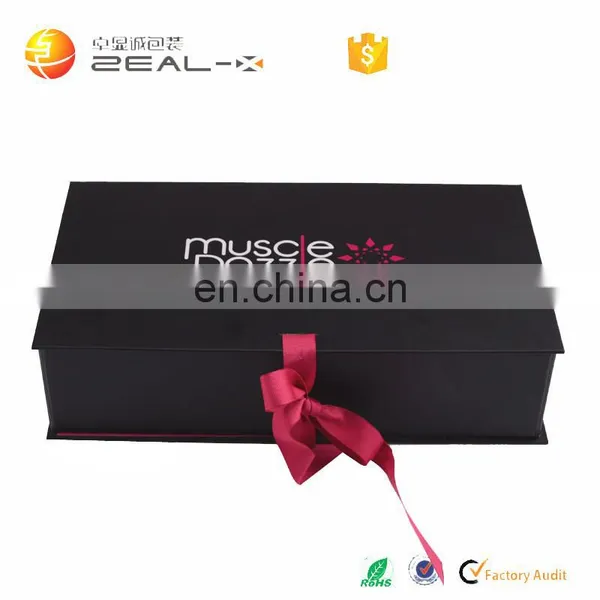 Quick Turn Around Time Ensured Quality Ribbon Folding Clothing Custom Boxes With Logo photo-4