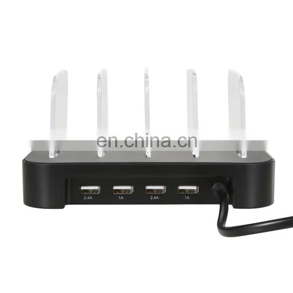 New Design 4 USB Charging Station for IPhone IPad High Mobile Phone Speed Charger photo-6