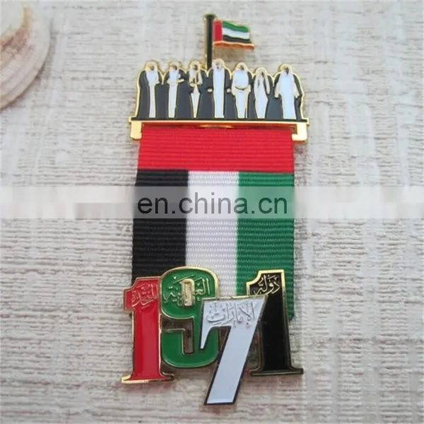 United Arab Emirates National Day Gift we Make Custom Metal Badges Label Pin Magnet Badge National Flag Pin Badge photo-4