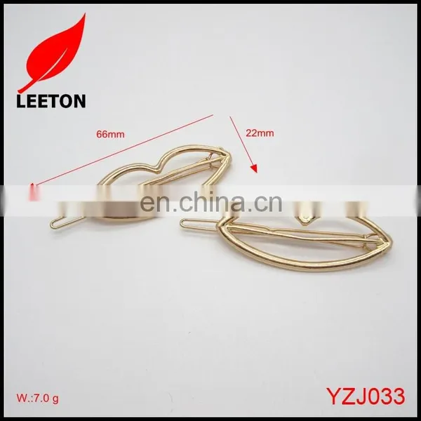 Factory Supply Mouth Shape Lady Fancy Fashion Hair Clip photo-4