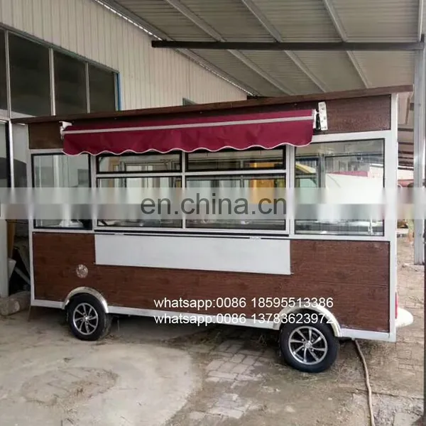 Customized Mobile Coffee Car Juice Stall/food Truck Mobile Food Trailer photo-3