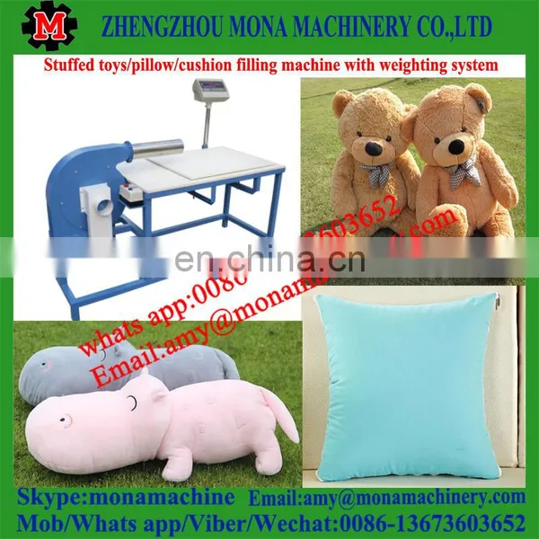 China Best Price and Good Selling Fiber Pillow Filling Machine With Weighting Table photo-4