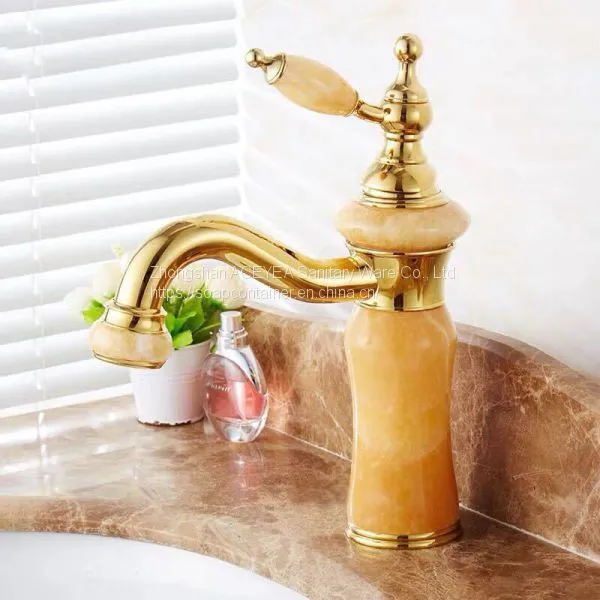 Hot And Cold Faucet European Style Solid Brass Waterway photo-2