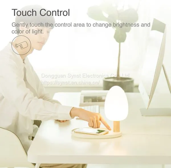 Qi Wireless Fast Charger With LED Desk Lamp photo-4