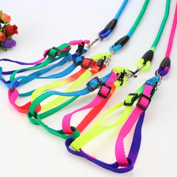 Colorful Round Rope Pet Leash Dog Leash Pet Chest Harness Cat Leash A9 photo-4