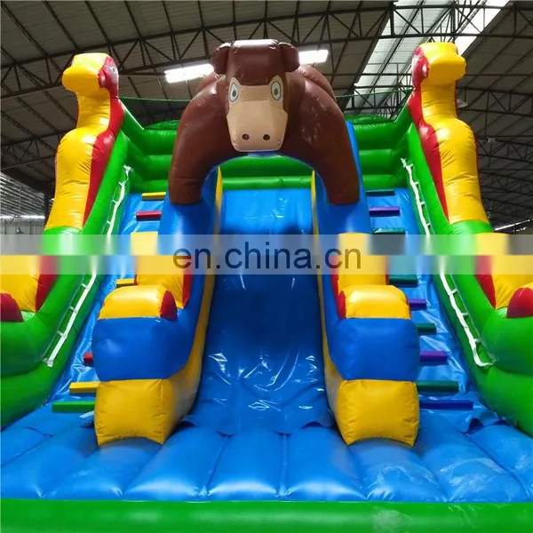 Best Price Commercial Inflatable Orangutan Slide Castle House, PVC Inflatable Slide Bouncer Castle For Adult and Kids photo-4