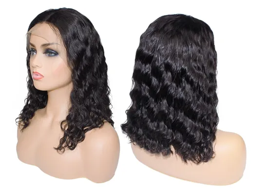 KHH Hot+Sale+Virgin+Brazilian+Cuticle+Aligned+Human+Hair+Bob+wigs,+Virgin+Hair+Lace+Front+Human+Hair+Bob+Wig+For+Black+Women photo-2