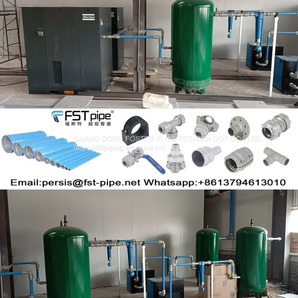 Less Pressure Drop Compressed Air Aluminum Alloy Pipe for FSTpipe 3/4'' 1'' 1 1/2'' 2'' 3'' 4'' 6'' DN20 DN25 DN40 DN50 photo-2
