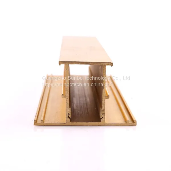 Brass Window/Door Frame Customized Shape Extruded Brass Profile photo-2
