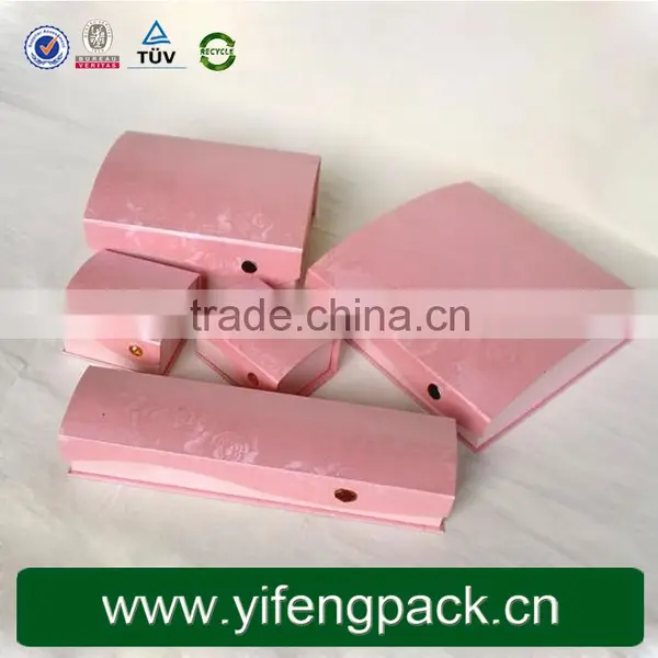 Fashion Luxury Antique Cardboard Jewelry Box for Ring Necklace Bracelet Set Earring Wholesale Packing and Printing photo-5
