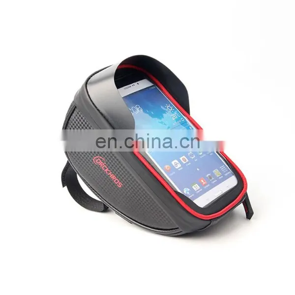 Waterproof Touch Screen Mobile Phone Handlebar Bag Mountain Bike Front Beam Cycling Bicycle Frame Phone Bag photo-3
