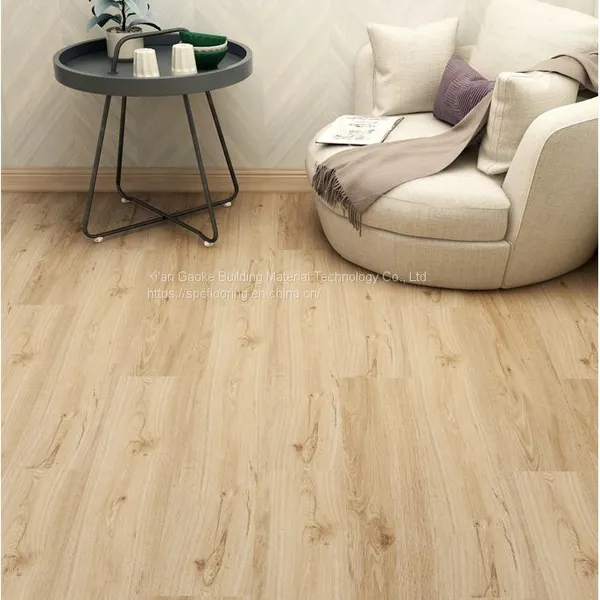 GKBM Greenpy SY-W1005 New Eco-Friendly Waterproof Flax Oak 4mm Click Stone Plastic Composite SPC Flooring photo-4